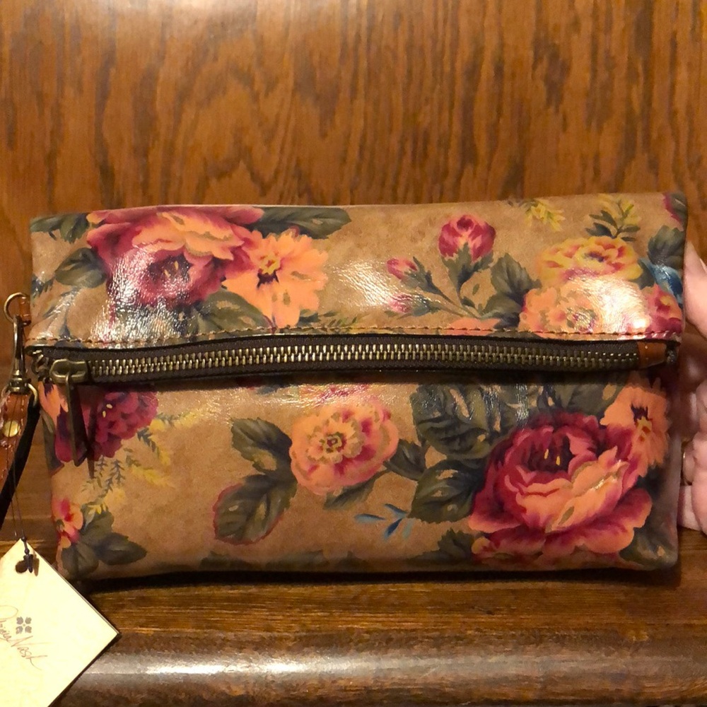 NWT-Patricia Nash-Vintage Victorian Garden-Valerie-Zip Wristlet Pouch/Clutch-$99 - Picture 2 of 11